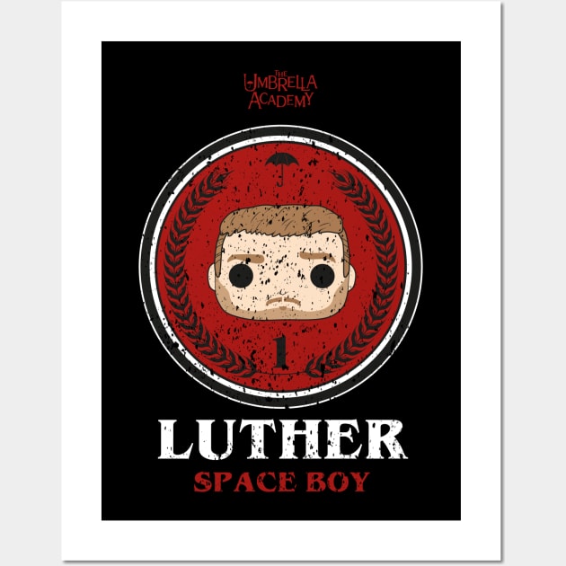 UMBRELLA ACADEMY 2: LUTHER SPACE BOY (GRUNGE STYLE) Wall Art by FunGangStore